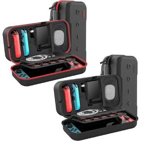 OIVO Switch OLED CARTING CASE متوافقة مع نموذج Nintendo Switch/OLED ، و CASE CARDE TRAVEL PORTION SWIST