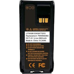 PMNN4809A PMNN4808A PMNN4807 2600mAh Li-ion Battery Battery Replacement for Two Way Radio R7 R7A Series