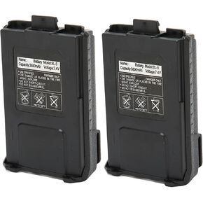 7.4V 3800mAh Battery Pack Replacement for Baofeng UV5R,Professional Two Way Radio High Capacity Battery for Bao Feng UV5R 1 Generation UV5R 2 Generation UV5R 3 Generation
