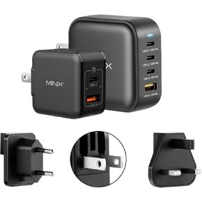 شاحن Minix 100W GAN مع شاحن صغير 33W
