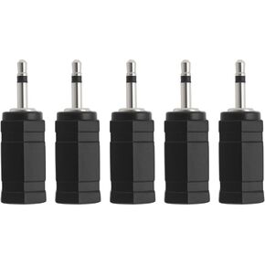 5PCS 2.5mm Mono to 3.5mm Mono Jack Adapter Compatible with Mobile Phones MP3 and Other Devices with 2.5mm Interface Mono Audio Jack Adapter