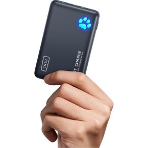 INIU Portable Charger, 22.5W 10000mAh Slim Power Bank, Fast Charging Mini Battery Pack, Travel Trip Accessories Flight Cruise Ship Essentials for College Students Travelers Teen Boys Girls, Blue
