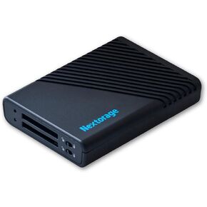 Nextorage Japan SD UHS-II Dual Slots Card Reader USB 10Gbps USB3.2 Gen2 Write Protection Switch equiped NX-DF1CL