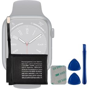 A2815 Replacement Battery Compatible with Apple Watch Series 8 45mm Model A2771 A2774 A2775 A2858 with Toolkit