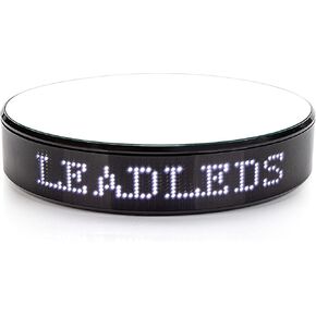 حامل شاشة الدوران المتداول الآلي ، 8 بوصات مقبولة مع عرض علامة LED ، حامل شاشة متدوّم بزاوية 360 درجة من أجل عرض منتجات الدعائم المباشرة للبث المباشر عرض منتج منتج in Kuwait