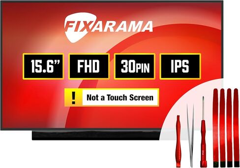 Screen Replacement for HP 15-DY2131WM 15-DY2152WM Grade A+ 30pin 60Hz Matte FHD 1080p IPS 15.6" LED LCD Display with Tools Tape in Kuwait