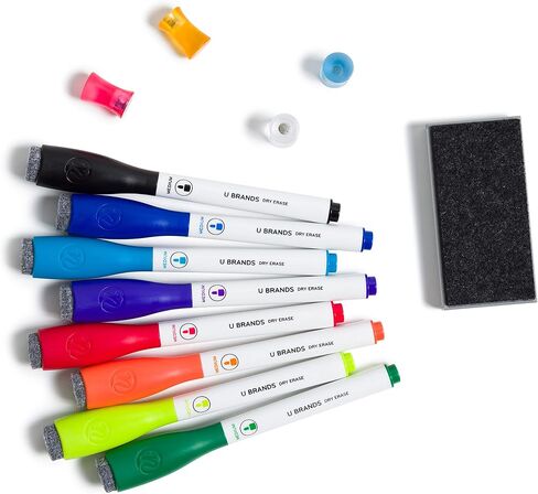 U Brands Dry Erase Board Accessories Kit, Office Supplies, with Markers, Eraser, Board Cleaner, 5 Pieces in Saudi Arabia