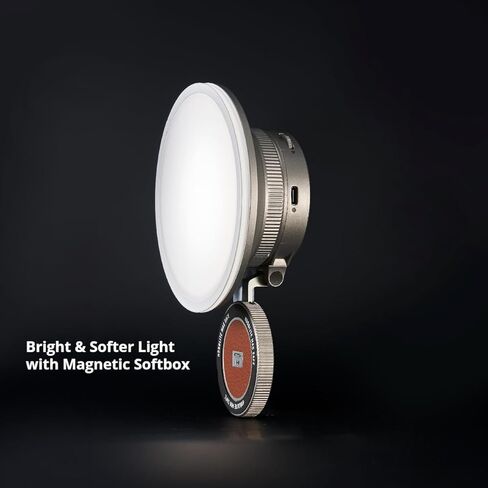 Sol 5 Bi-Color Selfie Light Classic Travel Kit, MagSafe Compatible, 2700-6500K, Portable Lighting for Photography, Filming, Live Streaming, Video Conference in Kuwait