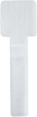 Hook and Loop Cable Ties, Self Adhesive Hook and Loop Cable Straps, Sticky-back Cord Organizer, Cable Clip, Household & Office Essentials, 50Pcs per Pack (grey) in Kuwait