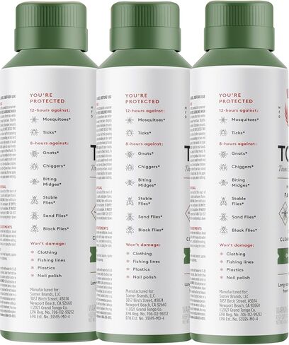 Insect Repellent Variety Pack, 12-Hour Mosquito & Tick Protection, Picaridin-Based, Water-Based, Lightweight, Quick-Drying, DEET Alternative, Face & Body Use, 3 Pack in Kuwait