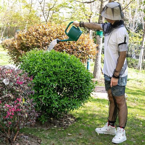 5 Pcs Mosquito Netting Suit-Extra Large Mosquito Head Net Mesh,Arm and Leg Sleeves-Mosquito Protection Suit for Men Women Camping Hiking Fishing in Kuwait