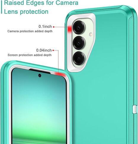 for Samsung Galaxy S25 Case Shockproof Dust/Drop Proof 3-Layer Full Body Protection [Without Screen Protector] Rugged Heavy Duty Cover Case for Galaxy S25 6.2 inch,Navy Blue in Kuwait