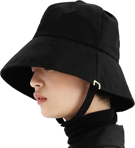 UNDERCONTROL Bio Washed Cotton Removable Button Neck Strap Deep Long Brim Unisex UV Sun Protection Bucket Hat Women Korea Cap in Saudi Arabia