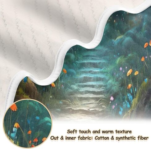 بطانية أطفال للأولاد والبنات - بطانيات للأطفال بالون الهواء الساخن بألوان مائية، بطانية ناعمة ومريحة للجنسين للأطفال للنوم الصوتي للأولاد والبنات، مقاس 30 × 40 بوصة in Kuwait