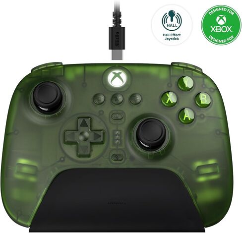 8Bitdo Ultimate 3-Mode Controller, Hall Effect Joysticks, Pro Back Buttons, Wired Only for Xbox Series X|S & Xbox One, Compatibility with Apple, Windows & Android, Officially Licensed (Jade) in Saudi Arabia