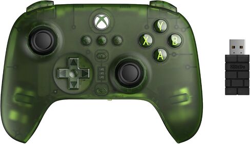 8Bitdo Ultimate 3-Mode Controller, Hall Effect Joysticks, Pro Back Buttons, Wired Only for Xbox Series X|S & Xbox One, Compatibility with Apple, Windows & Android, Officially Licensed (Jade) in Saudi Arabia