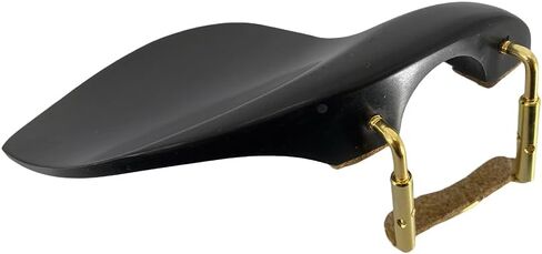 4/4 Left Hand Violin Chin rest Ebony Wood Violin Bracket With Chin rest Clamp Fiddle (left hand) in Kuwait