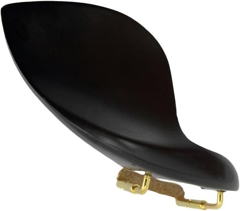 4/4 Left Hand Violin Chin rest Ebony Wood Violin Bracket With Chin rest Clamp Fiddle (left hand) in Kuwait