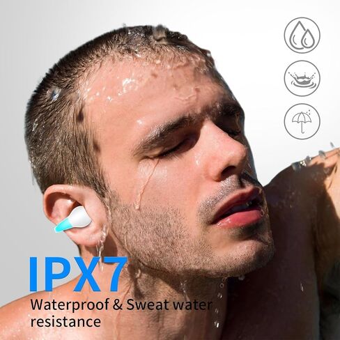 Bluetooth Headset Single Ear Business Earbuds,Wireless Bluetooth Headphones with Mic,Driving Headset with 800mAh Digital Display Charging Case,120 Hours Standby Time Earpiece,Fit for Call in Working in Saudi Arabia