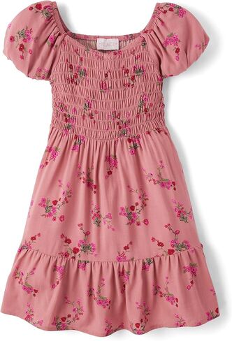 The Children's Place Baby Girls' Short Dressy Special Occasion Dresses, Wildflower White Flutter Sleeve, Large in Saudi Arabia