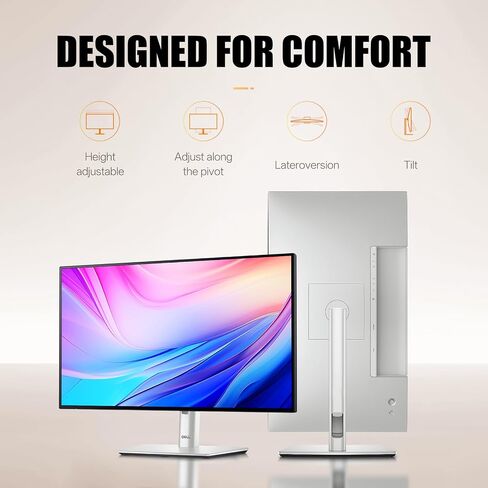 Dell UltraSharp U2424HE Monitor - 24 Inch, Full HD (1080p) 1920 x 1080 at 120 Hz, 16:9 IPS, Computer Monitor Screen with DisplayPort, Type-C, and USB-C Cables -1 Pack (New) in Saudi Arabia