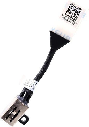 Deal4Go 5cm DC-in Power Jack Cable Adapter Port 7DM5H 07DM5H 450.0KD0C.0041 استبدال Dell Latitude 3510 3410 3310 (مع رسومات UMA) in Kuwait