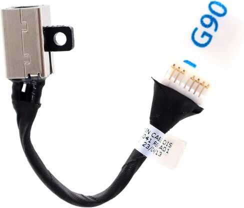 Deal4Go 5cm DC-in Power Jack Cable Adapter Port 7DM5H 07DM5H 450.0KD0C.0041 استبدال Dell Latitude 3510 3410 3310 (مع رسومات UMA) in Kuwait