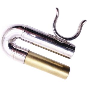 Trumpet 1st Valve Tuning Silde Assembly for Brass Bb Trumpet Instrument Silver