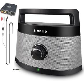 SIMOLIO Wired Speakers for TV with Tone Control, TV Wired-Speakers with 5.5M Long Cord for Digital & Analog Audio, Personal TV Soundbar with Sleep Timer, Ideal for Hard of Hearing and Seniors SM-961