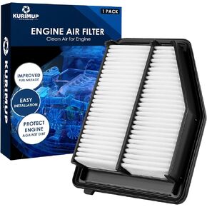 CA11113 Replacement Engine Air Filter, Efficient Filtration Offers 99% Air Purification, Fit for Honda Civic 1.8L L4 Only Gas (2012-2015) and Acura ILX Base 2.0L L4 Gas (2013-2015).