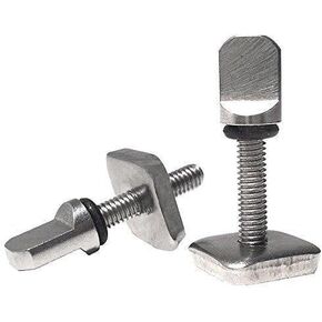 Thumb Screw - Stainless Steel Fin Screw for Longboard SURF FINS and SUP FINS - 2 Pack