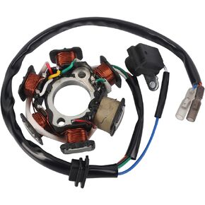 Magneto Ignition Stator 5 wires AC 6 Poles Fits for GY6 50cc 100cc 125cc 150cc Scooter Moped ATV Go Kart TAOTAO Dune Buggy
