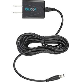 مصدر طاقة Blucoil 9V 670mA مع مركز محول تيار متردد نحيف بقابس أمريكي سلبي - متوافق مع BOSS، Behringer، DigiTech، Jim Dunlop، MXR، نوبلز، NUX، Roland، TC Electronic، Xotic، دواسات تأثيرات التكبير in Kuwait