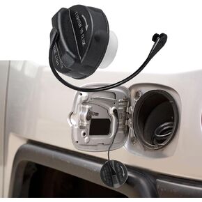 Gas Cap, Filler Cap Fuel Cap Cover, Fuel Tank Filler Cap Compatible with Dodge Ram Chrysler and More, Replaces #52030377AB 5278632AG 52030377AA