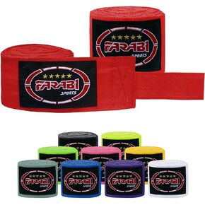 Boxing Hand Wraps for Men, Women Boxing Wraps 156 inch Hand Wraps for MMA Muay Thai Kickboxing Martial Arts Punching Bag and Training