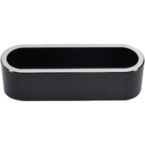 Enyuwlcm Metal Desktop Card Holder for Desk Stylish Aluminum Alloy Business Card Display Stand for Men Office Black 1 Pack