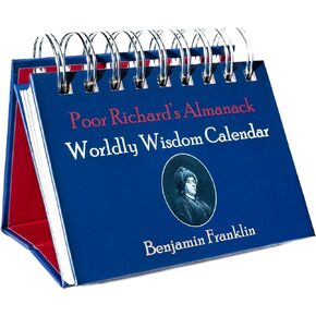 Benjamin Franklin Quotes Daily Flip Calendar - Perpetual 365 Days of Wisdom from Poor Richards Almanack for Motivation Inspiration Home Office Desk Decor