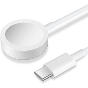 USB C Watch Charger 5FT [MFi Certified] Magnetic Fast Charging Cable Compatible with Apple Watch Series 9/8/7/6/5/4/3/2/1/SE/Ultra, Upgraded Wireless iWatch Charger-1.5M, Black