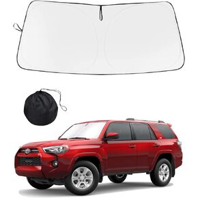 for 4Runner Windshield Sunshade Custom Fit 2010-2023 2024 4Runner 4-Runner SUV, SR5 Trail Limited Foldable SUV Front Sun Shield Protector Max UV Blocking and Keep The Vehicle Cool 2024 Upgrade
