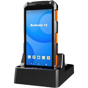 Android 13 Barcode Scanner Handheld Mobile Computer, 5.5-inch Touchscreen PDA Scanner with Integrated Honeywell 1D & 2D Bar Code Scan Engine, WiFi & 4G LTE, for Warehouse & Logistics