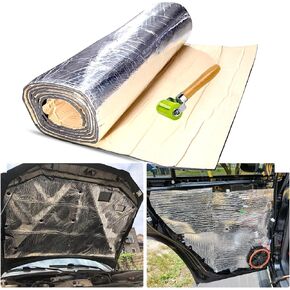 Rich Chocies Car Heat Sound Deadening Insulation Mat Deadener Pad Heat Insulation Closed Cell Foam PE Foam Sound Deadener (Size:79"X40")