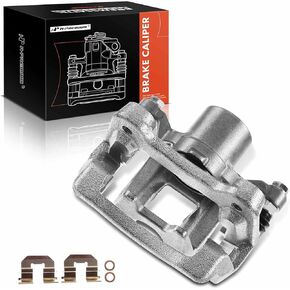 A-Premium Disc Brake Caliper Assembly with Bracket Compatible with Select Hyundai and Kia Models - Sonata 2011-2015, Optima 2011-2015 - Rear Left Driver Side