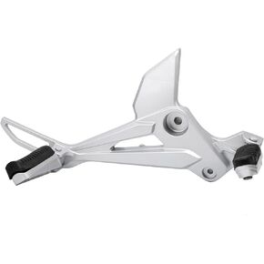 Minho Motorcyle Footpegs Right & Left Side in Aluminium Alloy Material Compatible with Honda Grom 2013-2016 Msx 125 SF, Black Color