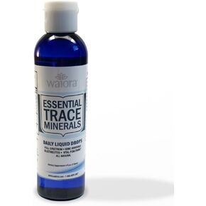 Waiora Essential Trace Minerals | Help Replenish Key Trace Minerals | 60+ Ionic Trace Minerals | Support Body’s Essential Functions, pH Balance | Plus Electrolytes for Hydration (1 Bott / 48 serv)