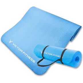 Yoga Mat (71x24) 1/2-Inch Thick All-Purpose Yoga Mat for Yoga, Exercise, Pilates - Extra Thick, Durable Foam, Anti Slip, Moisture Resistant, Easy Cleaning - Strap Included