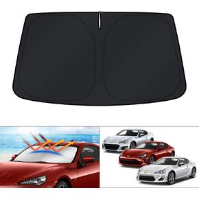 KUST Windshield Sun Shade for 2017-2021 Toyota 86/2022-2023 Toyota GR86 Window Shade Sun Visor for 2013-2023 Subaru BRZ/2012-2016 Scion FR-S FRS Sunshade Blocks UV Rays Keep Your Car Cooler