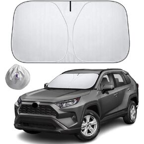 for Tesla Model 3 Model Y Windshield Sunshade, Upgraded 240T Windshield Sun Shade Superior UV & Heat Protection, Model 3 Model Y Front Window Sunshade for Winshield, Tesla Interior Accessories
