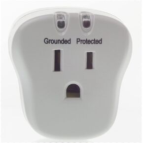Surge Protector, 1 Outlet, 540 Joules with EMI/RFI Filter Computer Surge Protector, (ED70340)