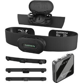Garmin HRM-Fit - Women Heart Rate Real-Time Monitor w/a Comfortable Clip-on for Sports Bras | Up to 1 Year Battery Life | HRM for Running, Cycling & Fitness. 010-13314-00 + Wearable4U Gift Bundle