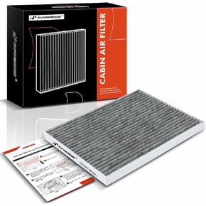 A-Premium Cabin Air Filter with Activated Carbon Compatible with Nissan Sentra 2007-2012, Rogue 2008-2013, Rogue Select 2014-2015, Replace# 999M1VS007